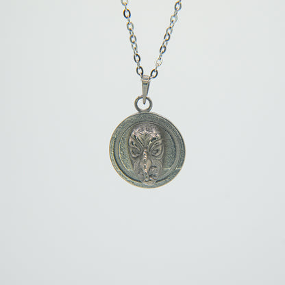 Halskette Münze - Villinger Hexe