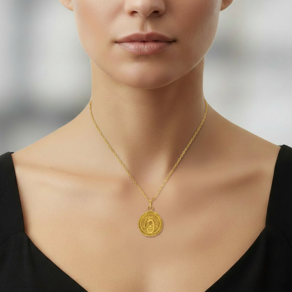 Halskette Münze - Morbili